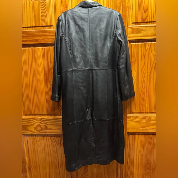 Vintage Centigrade Long Leather Jacket Rn 81893 - Picture 3 of 6